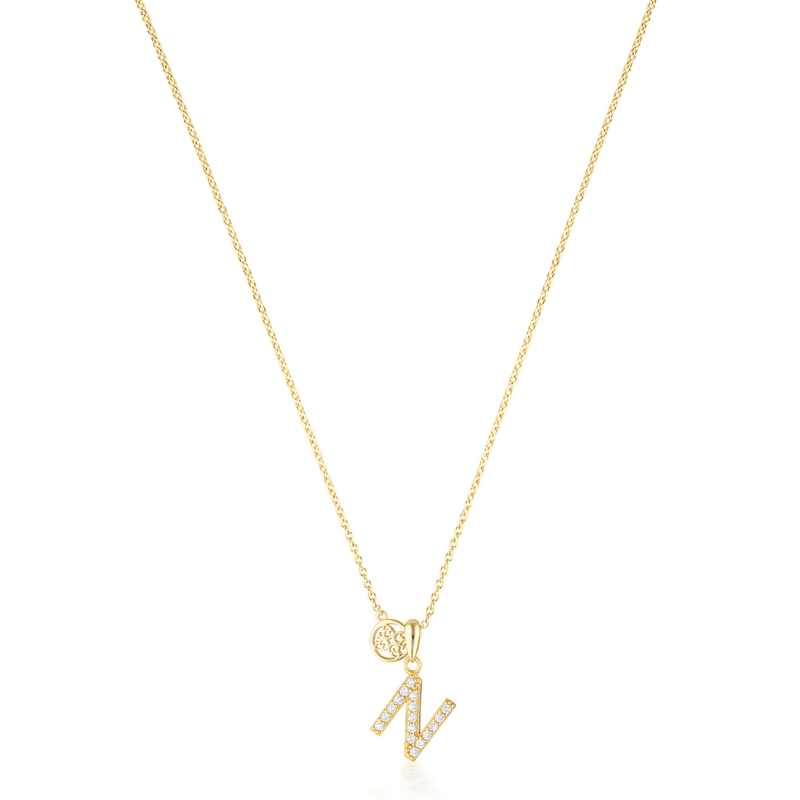LUXURY LETTERS N INITIAL PENDANT GOLD Pendants Georgini 