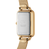 Daniel Wellington Quadro 20X26 Pressed Evergold Gold & White Watch Watches Daniel Wellington 