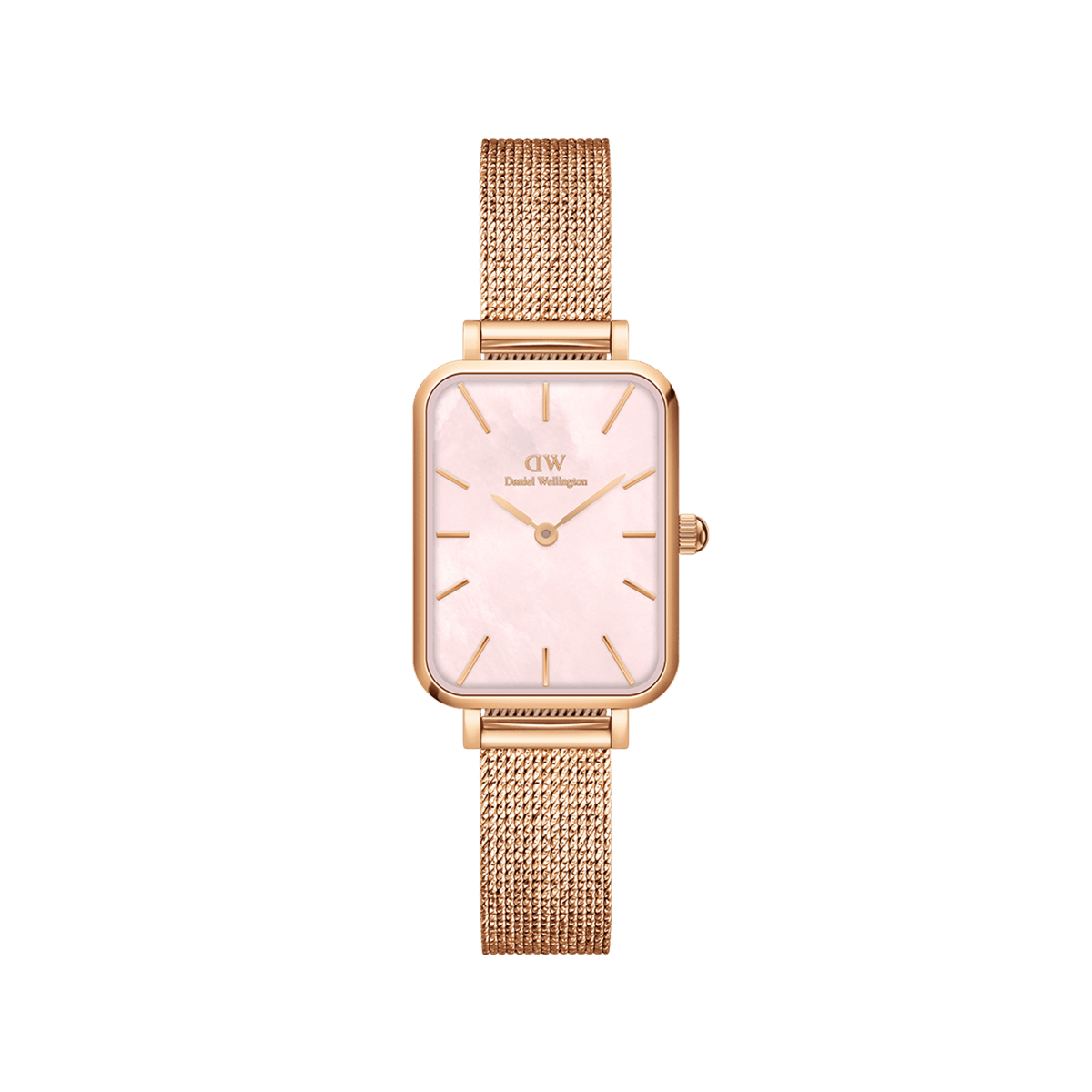 Daniel Wellington Quadro 20X26 Pressed Melrose Rose Gold Mother of Pearl Watch Watches Daniel Wellington 