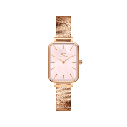 Daniel Wellington Quadro 20X26 Pressed Melrose Rose Gold Mother of Pearl Watch Watches Daniel Wellington 