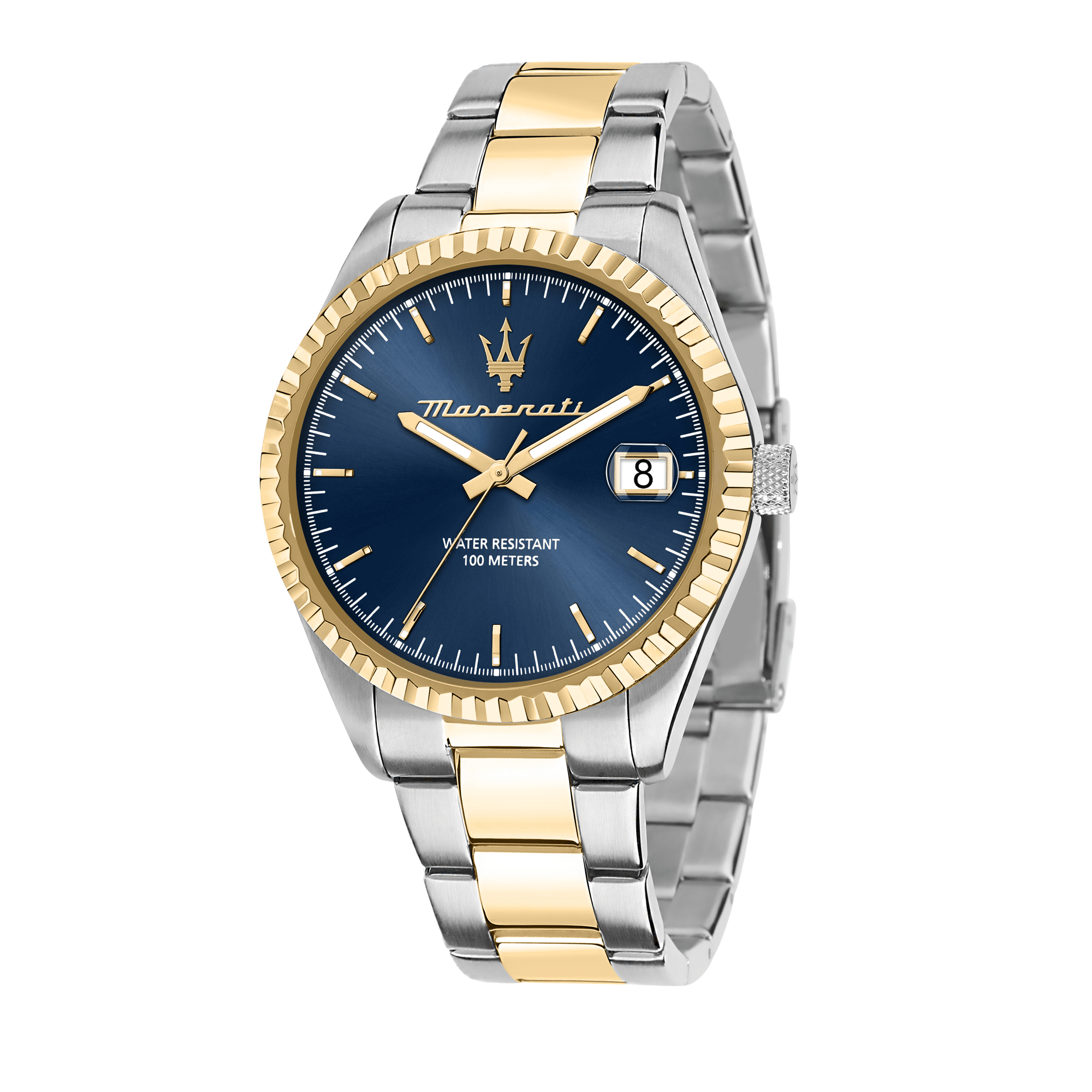 Maserati Competizione 43mm Two Tone Watch Watches Maserati 
