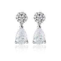 GEORGINI RED CARPET CANNES EARRINGS SILVER Bevilles Jewellers 