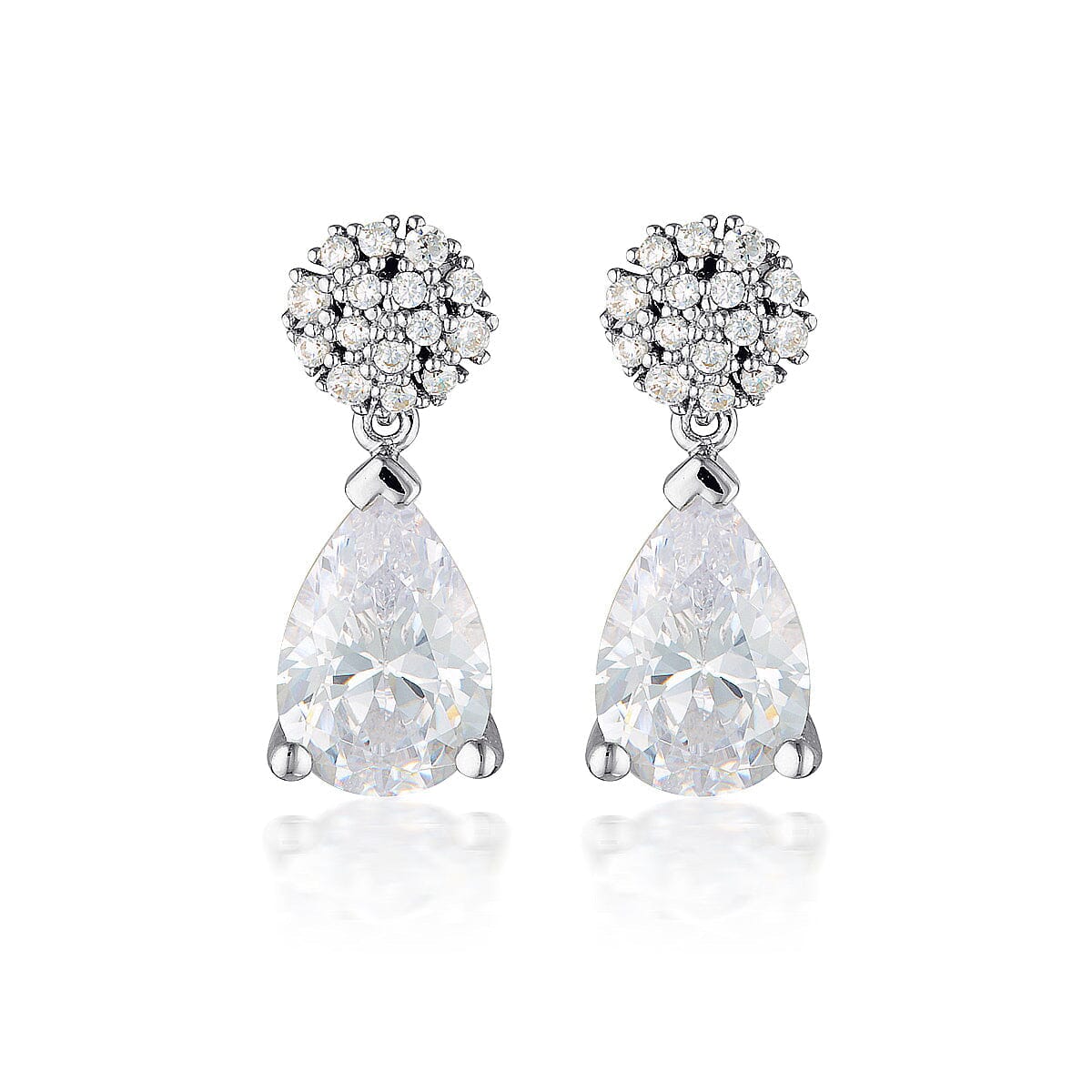GEORGINI RED CARPET CANNES EARRINGS SILVER Bevilles Jewellers 