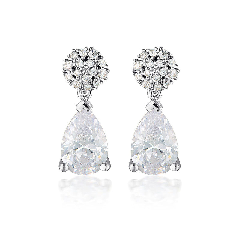 GEORGINI RED CARPET CANNES EARRINGS SILVER Bevilles Jewellers 