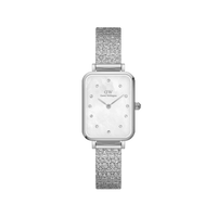 Daniel Wellington Quadro 20x26 Lumine Silver Mother of Pearl White Watch Watches Daniel Wellington 