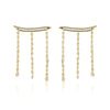 GEORGINI RED CARPET BILLBOARD EARRINGS GOLD Bevilles Jewellers 