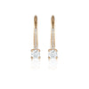GEORGINI RED CARPET VENICE EARRINGS ROSE GOLD Bevilles Jewellers 