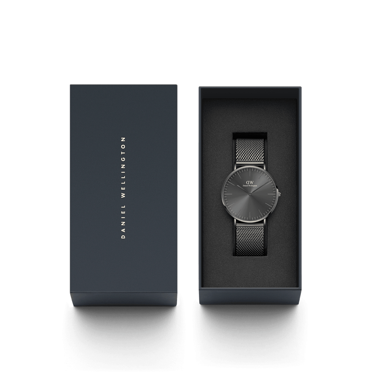 Daniel Wellington Classic 40 Anthracite Grey Sunray Watch Watches Daniel Wellington 