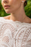 SYDNEY SOIRÉE FAIRWATER MOTHER OF PEARL DELUXE NECKLACE SILVER Bevilles Jewellers 