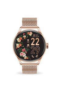 Ice 2.0 1.2 Round Amoled Screen in Rose Gold Case and Milanese Strap Watches Ice 