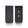 Daniel Wellington Quadro 20X26 Pressed Melrose Rose Gold & Black Watch Watches Daniel Wellington 
