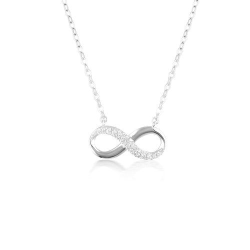 FOREVER INFINTY PENDANT - SILVER Bevilles Jewellers 