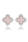 SYDNEY SOIRÉE FAIRWATER MOTHER OF PEARL STUD EARRINGS SILVER Bevilles Jewellers 