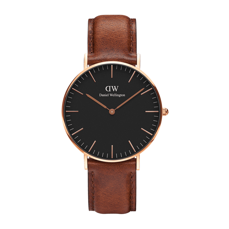 Daniel Wellington Classic 40 St Mawes Rose Gold & Black Watch Watches Daniel Wellington 