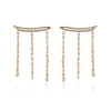GEORGINI RED CARPET BILLBOARD EARRINGS ROSE GOLD Bevilles Jewellers 