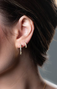 GEORGINI RED CARPET ARIA EARRINGS GOLD Bevilles Jewellers 