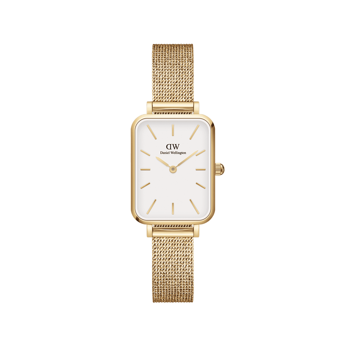 Daniel Wellington Quadro 20X26 Pressed Evergold Gold & White Watch Watches Daniel Wellington 