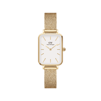 Daniel Wellington Quadro 20X26 Pressed Evergold Gold & White Watch Watches Daniel Wellington 