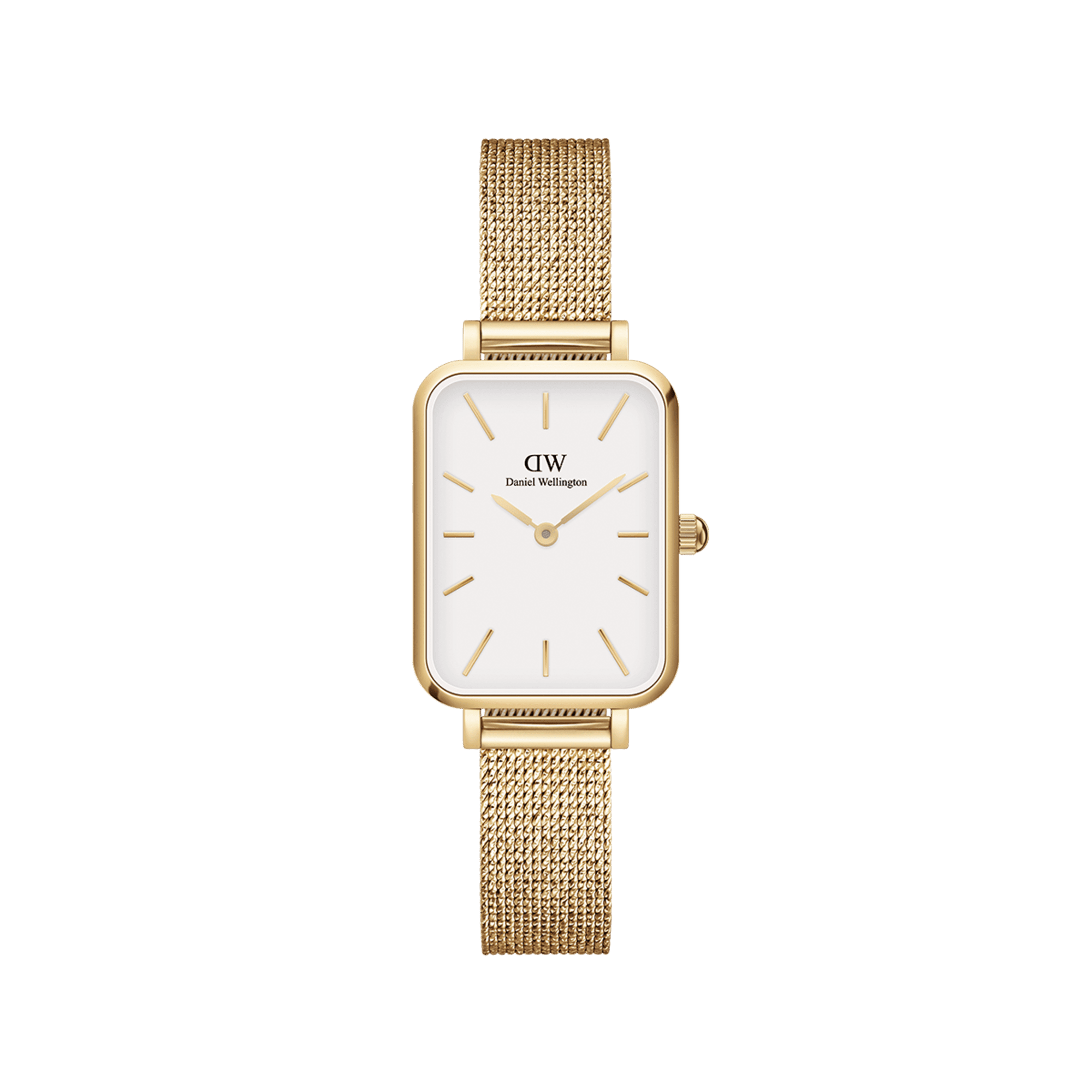 Daniel Wellington Quadro 20X26 Pressed Evergold Gold & White Watch Watches Daniel Wellington 