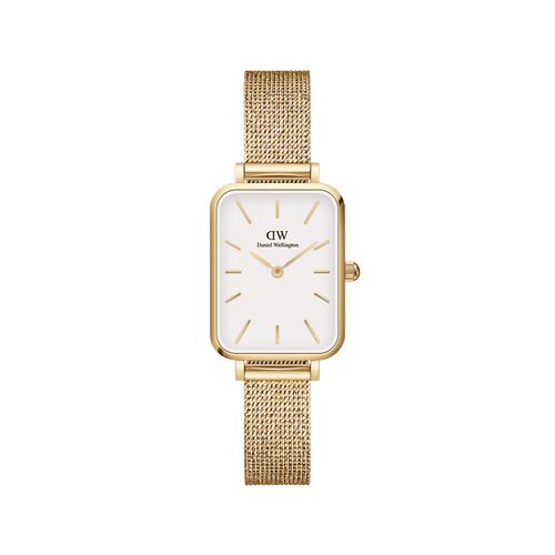 Daniel Wellington Quadro 20X26 Pressed Evergold Gold & White Watch Watches Daniel Wellington 