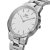 Daniel Wellington Iconic Link 36 Silver & White Watch Watches Daniel Wellington 