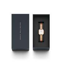 Daniel Wellington Quadro Studio 22x22 Rose Gold & White Watch Watches Daniel Wellington 