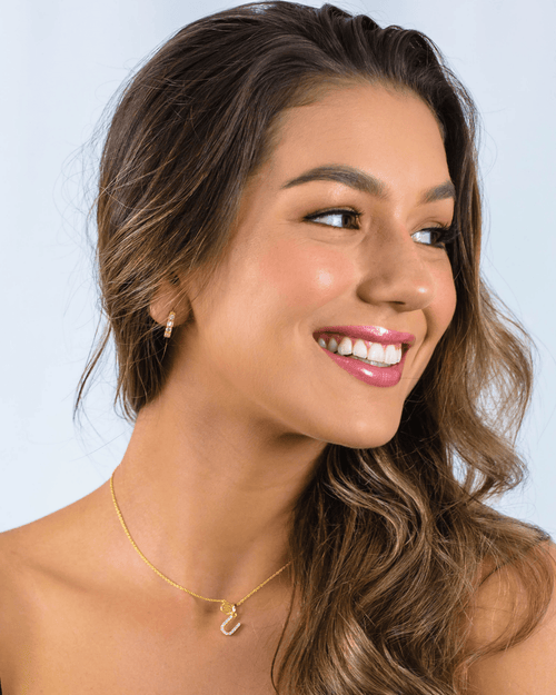 LUXURY LETTERS U INITIAL PENDANT GOLD Pendants Georgini 