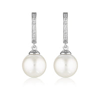 GEORGINI RED CARPET PROMENADE EARRINGS SILVER Bevilles Jewellers 