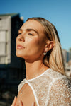 CHIC NOEL TRILOGY HOOP EARRINGS SILVER Bevilles Jewellers 