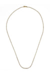 SYDNEY SOIRÉE 2MM TENNIS NECKLACE 42CM GOLD Bevilles Jewellers 