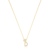 LUXURY LETTERS D INITIAL PENDANT GOLD Pendants Georgini 