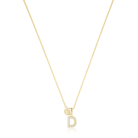 LUXURY LETTERS D INITIAL PENDANT GOLD Pendants Georgini 