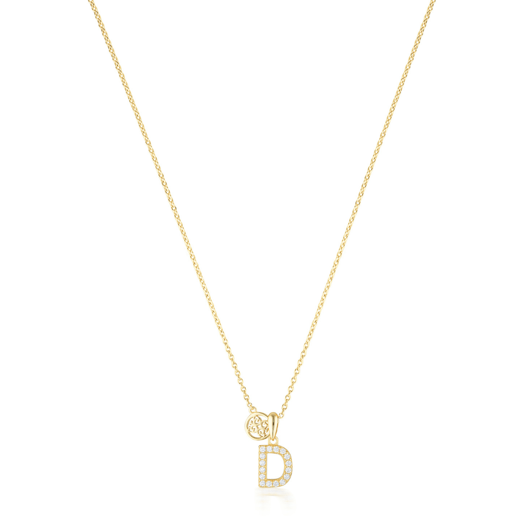 LUXURY LETTERS D INITIAL PENDANT GOLD Pendants Georgini 