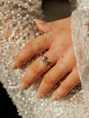CHIC NOEL TOI ET MOI RING SILVER Bevilles Jewellers 