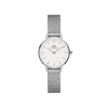 Daniel Wellington Petite 24 Pressed Sterling Silver & White Watch Watches Daniel Wellington 