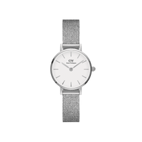 Daniel Wellington Petite 24 Pressed Sterling Silver & White Watch Watches Daniel Wellington 