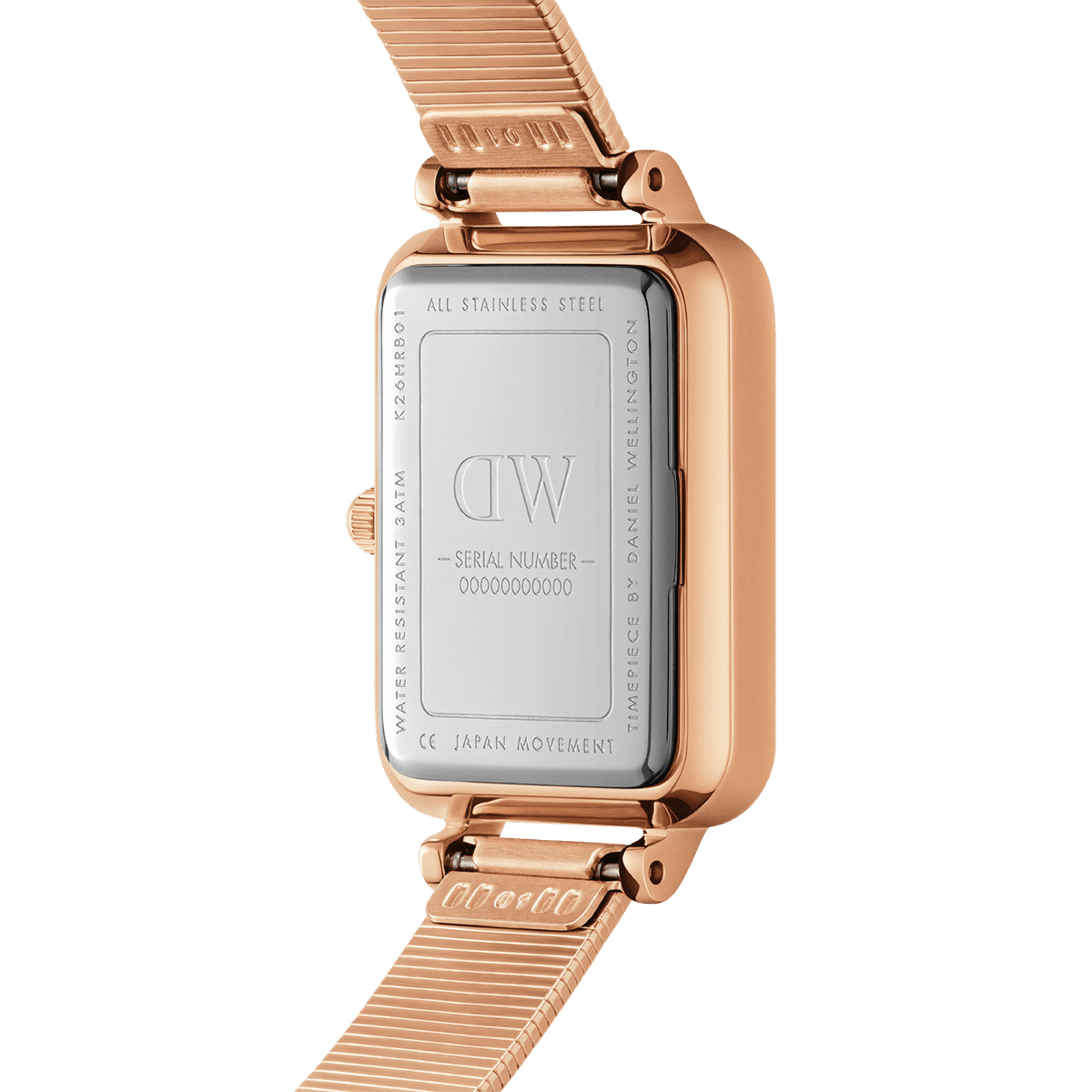 Daniel Wellington Quadro 20x26 Lumine Rose Gold Mother of Pearl White Watch Watches Daniel Wellington 