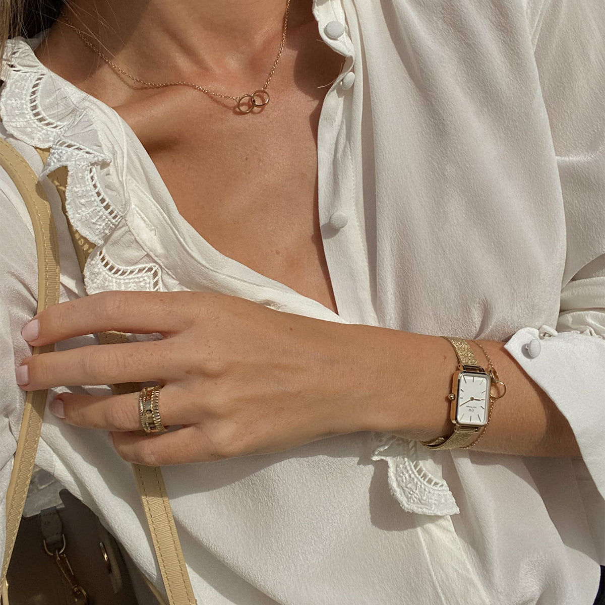 Daniel Wellington Elan Unity Bracelet Gold Bracelets Daniel Wellington 