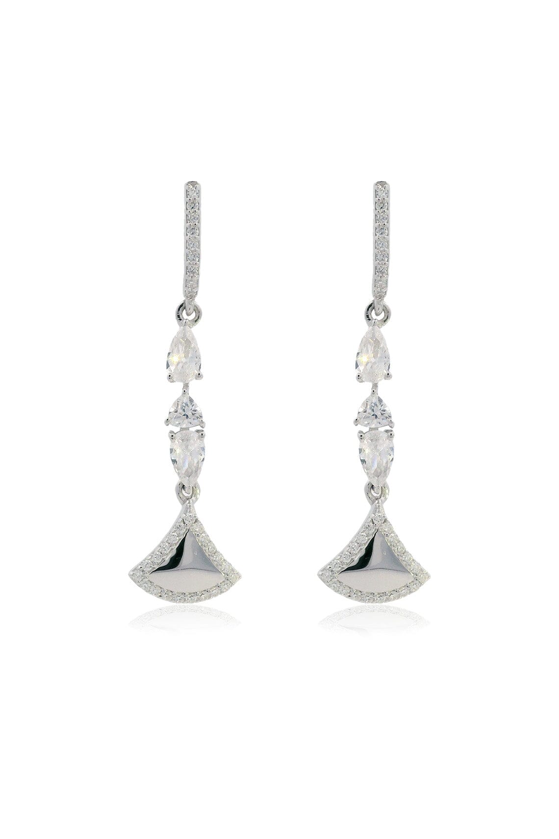 CHIC NOEL FANTASY EARRINGS SILVER Bevilles Jewellers 