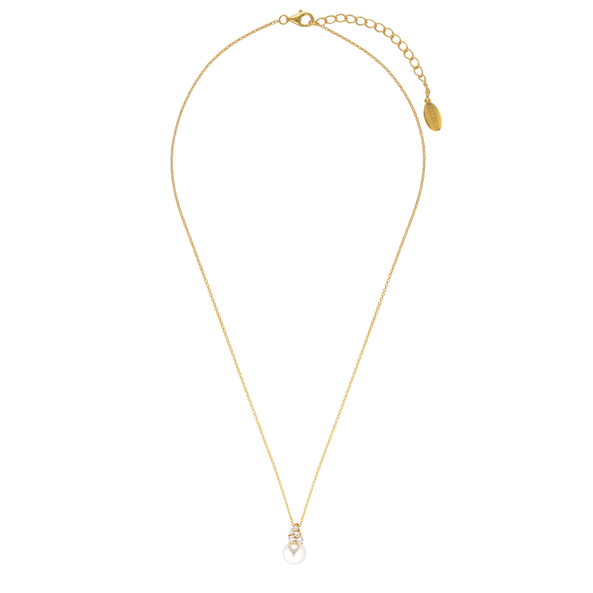GEORGINI RED CARPET GOVENORS NECKLACE GOLD Bevilles Jewellers 