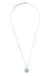 OPAL GLOW BARANGAROO BLUE CREATED OPAL PENDANT Bevilles Jewellers 