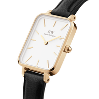 Daniel Wellington Quadro 20X26 Pressed Sheffield Gold & White Watch Watches Daniel Wellington 