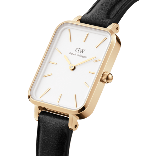 Daniel Wellington Quadro 20X26 Pressed Sheffield Gold & White Watch Watches Daniel Wellington 