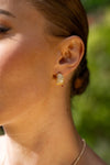 SYDNEY SOIRÉE DOUBLE BAY EARRINGS GOLD Bevilles Jewellers 
