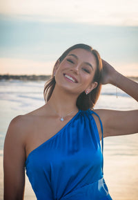 OCEANS WHITSUNDAYS FRESHWATER PEARL EARRINGS SILVER Bevilles Jewellers 
