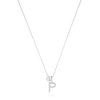 LUXURY LETTERS P INITIAL PENDANT SILVER Pendants Georgini 