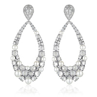 GEORGINI RED CARPET MET EARRINGS SILVER Bevilles Jewellers 