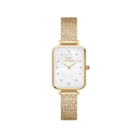 Daniel Wellington Quadro 20x26 Lumine Gold Mother of Pearl White Watch Watches Daniel Wellington 