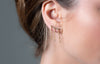 GEORGINI RED CARPET BILLBOARD EARRINGS GOLD Bevilles Jewellers 
