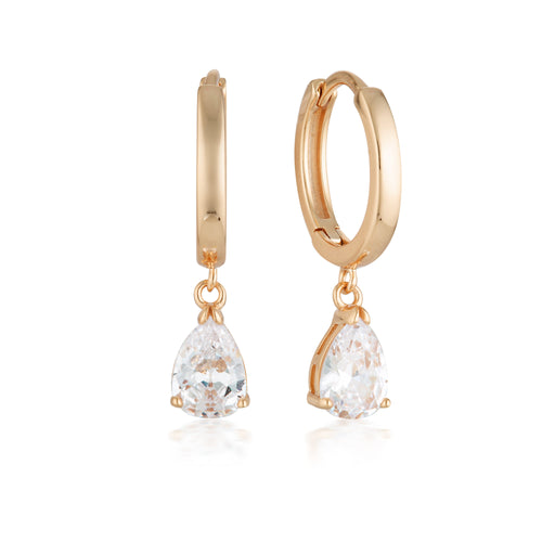 Georgini Rose Gold Pia Hoop Bevilles Jewellers 
